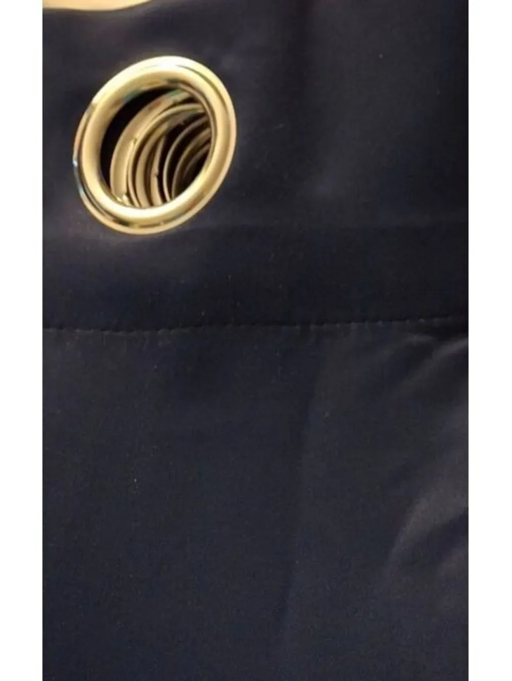 NWT Navy Blue Curtain 2 Panels with Silver Grommets 40x63